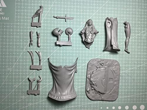 Goodmoel 1/24 Kit de modelo de resina de sacerdotisa antiga de fantasia/soldado sem fios e soldado sem pintura e kit fundido/tk-337