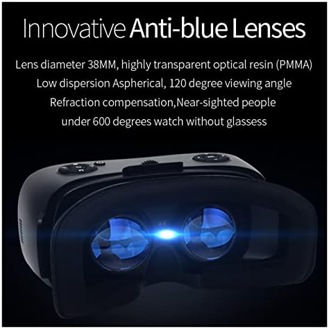 5,5 '3G RAM Android 2K HD WiFi Video Caixa Smart Glasses Realidade virtual All em um fone de ouvido VR 3D com