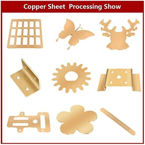 Placa de folha de lençol de lençóis de metal de cobre Yiwango Bom desempenho elétrico 0,3mmx100mmx1m folhas