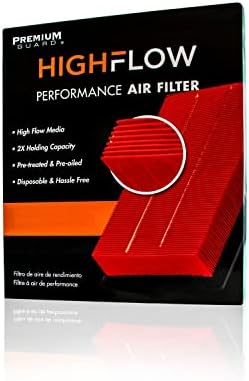 Highflow PA6272X, Alto desempenho, filtro de ar descartável do motor pré-óleo | Fits 2023-15 Ford Edge,