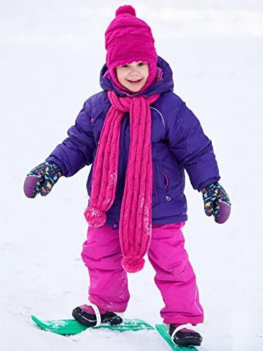 Crianças engrossam luvas de neve unissex à prova d'água luvas de inverno para meninos para meninos bebês