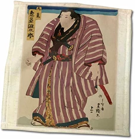 3drose florene asiática - lutador de sumô japonês antigo - toalhas