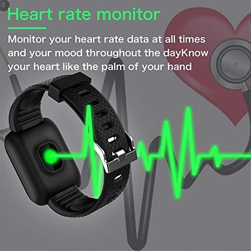 Twdyc Smart Watch Men Pressão arqueada à prova d'água Smartwatch Monitor de freqüência cardíaca Monitor