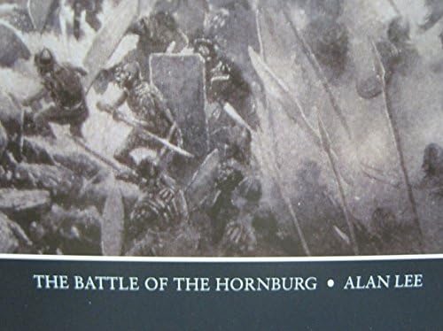 Poster de Belas Artes Framesível de LOTR The Battle of the Hornburg 1999 Alan Lee