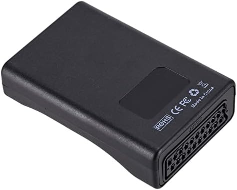 Teckeen Plug and Play SCART para HDMI Composite Video Scaler Converter Audio Adapter para DVD TV