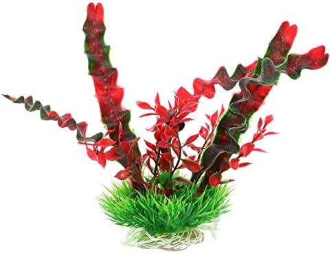Plantas artificiais de plantas artificiais iPETBOOM Plantas de água de algas marinhas para plantas