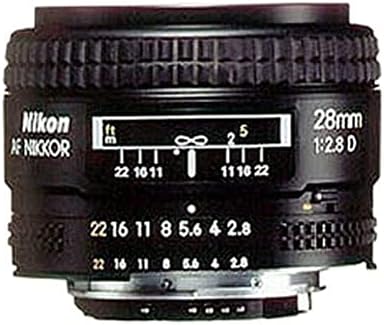 Nikon AF FX Nikkor 28mm f/2.8D lente com as câmeras Nikon DSLR