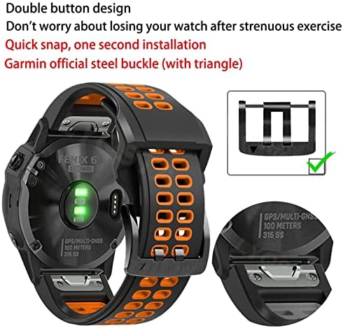 TTUCFA 22mm Smart Watch Band tapas para Garmin Fenix7 Instinto Fenix ​​5 5Plus 6 6Pro 935 945 Bracelete Quick