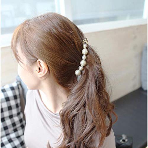 Bandas de cabeça Pearl Hairband pin pente pente feminino clipe de barrette acessório de penteado
