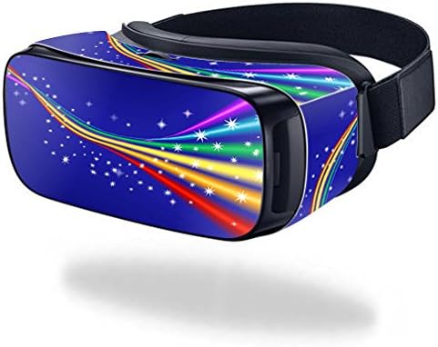 Mightyskins Skin Compatível com Samsung Gear VR Capa de capa de adesivo Skins Rainbow Twist