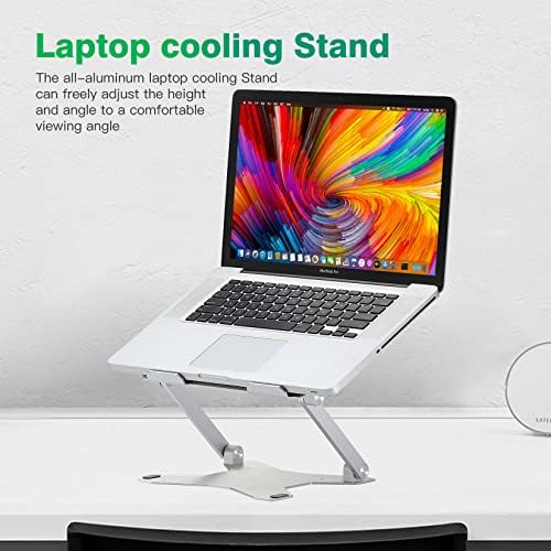 DXX Laptop Stand com notebook USB Riser, titular do laptop, MacBook Stand.Fit por 11-15.6inCh