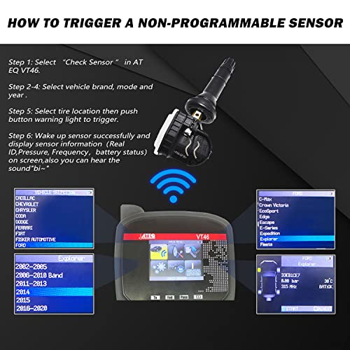 TPMS Sensor Pneu Pression Monitor System 433MHz 9673860880 Compatível com Peugeot 308 Citroen C4 1-PACK