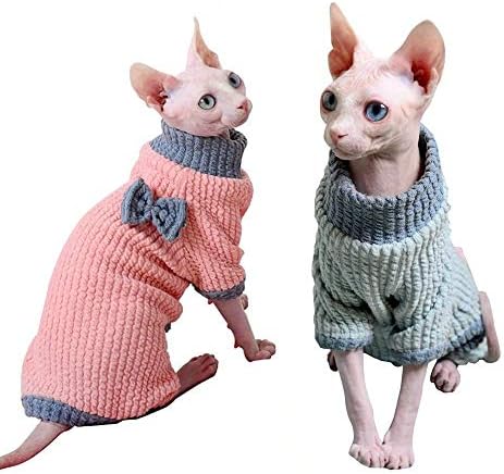 CATOS DE CATOS DE CATOS Camisa de suéter de algodão respirável Autumn Inverno quente Usar roupas de gato de gato