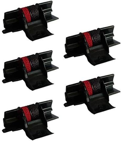 Rolo de tinta IR-40T preto e vermelho, substituição para impressoras da calculadora, compatível com Casio, Canon,