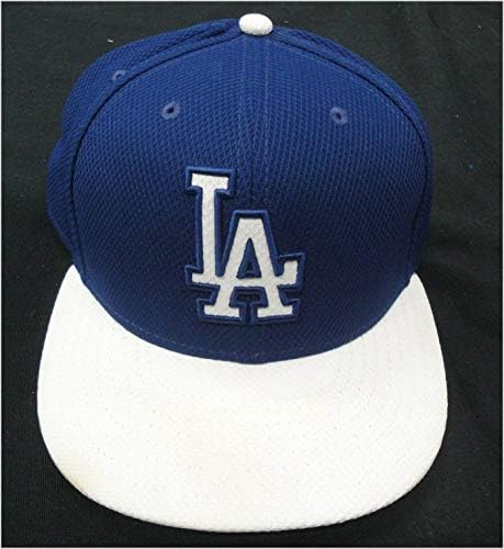 Scott van Slyke 33 L.A. Dodgers Game usou o chapéu de boné de beisebol MLB oficial tamanho