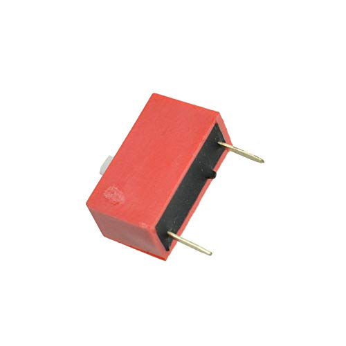 20pcs Tipo de slide Módulo de interruptor de 1 bit 2,54mm 1 Posição Dipe Red Pitch