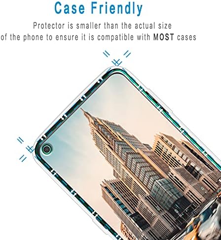 HPTECH projetado para Motorola Moto G Stylus Protetor de tela de vidro temperado, 9H dureza, anti -arranhão,