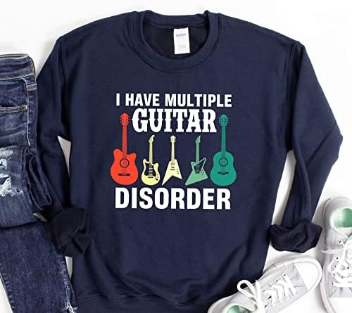 Eu tenho várias camisa de guitarrista de transtorno de guitarra, tee de presente de guitarra de guitarra