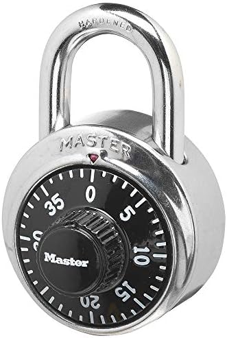 MASTER LOCK 1500D Locker Lock combinando cadeado, 1 pacote, preto