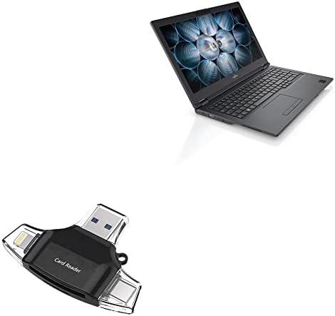 Boxwave gadget Smart Compatível com Fujitsu Lifebook E4511 - AllReader SD Card Reader, MicroSD Card Reader SD Compact