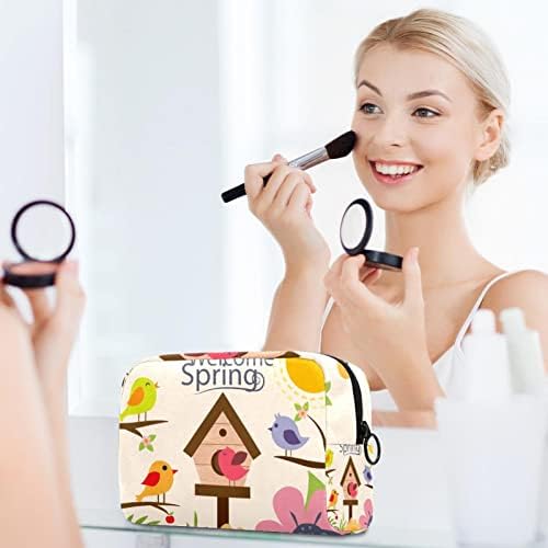 Tbouobt Gifts For Men Mulheres Bolsas de maquiagem Pombas de higiene pessoal pequenas sacolas cosméticas,