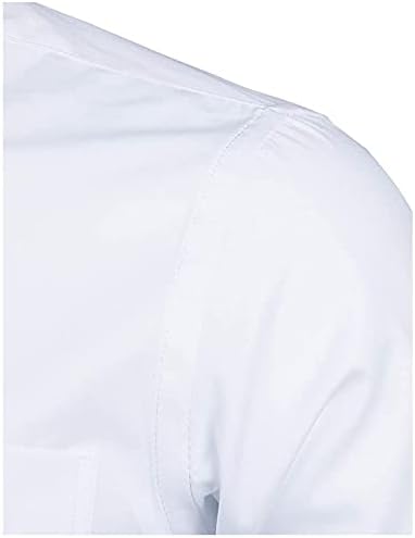 Marquês Men's Slim Fit Spandex Dress camisa de tamanho - n 14,5 a 18.5