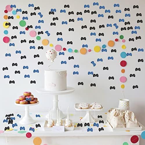 Ambishi 120pcs Confetes de videogame, decoração de mesa de festa de aniversário temática para crianças