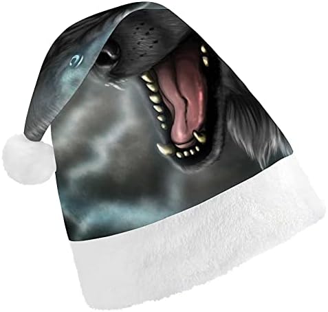 Chapéu de Natal de Lobo Lua Cheia para Cosplay de Festas de Férias de Ano Novo
