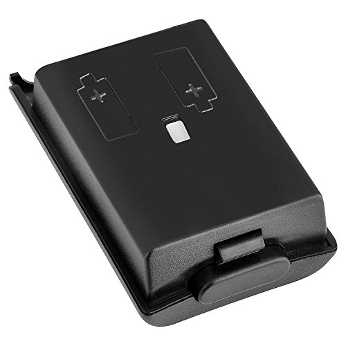 EveryDaysource Compatível com Microsoft Xbox 360 Wireless Controller Battery Pack Shell, preto
