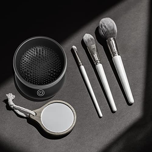 Máquina de limpeza de pincel de maquiagem elétrica - Maquiane para limpeza de pincel Solução Brush Cleaning Tat