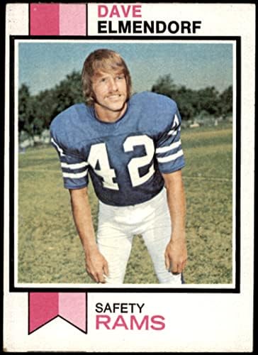 1973 Topps 365 Dave Elmendorf Los Angeles Rams Fair Rams Texas A&M