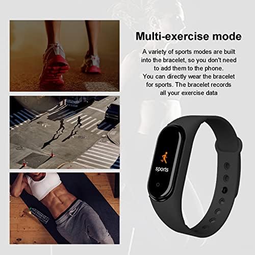Relógios inteligentes para homens homens, rastreador de fitness com freqüência cardíaca/oxigênio no sangue/monitor/lembrete
