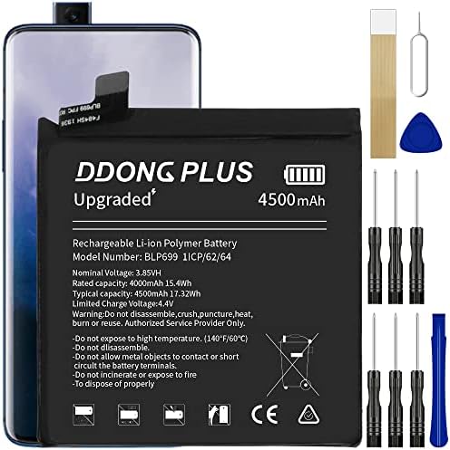 DDONG Plus Bateria de substituição BLP699 [Atualizado] para o OnePlus 7 Pro GM1917 GM1910 GM1915 GM1913 GM1911 Ferramenta