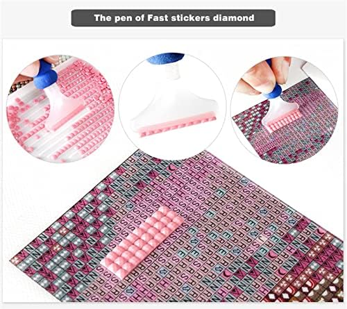Kits de pintura de diamante DIY 5D para adultos, pinturas de bordados de broca completa de broca de
