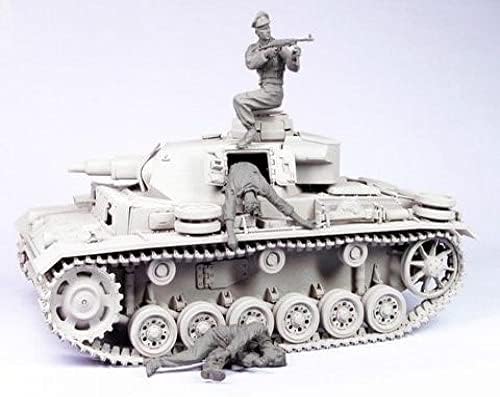 Goodmoel 1/35 WWII Tank Tank Crew feriu Kit de Modelo de Soldado de Resina/Kit em miniatura sem montagem e sem