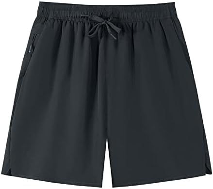 Shorts curtos para homens machos primavera e verão shorts sólidos shorts gelo senso de bolso de bolso de