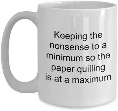 Caneca de Quillling de papel, Presentes de Quilling de papel, Copo de papel de papel, presentes para amantes de