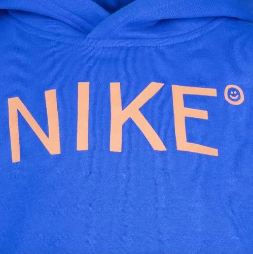Nike Boys Wordmark Smiley Face Graphic Hoodie