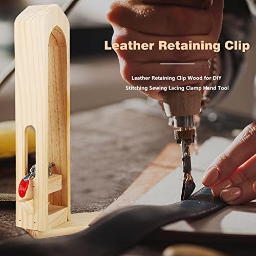 Ferramentas de costura de madeira Craft de couro CLIP DE CLIP DE CEAR