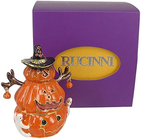 Rucinni Halloween Pumpkin Jewelned Box