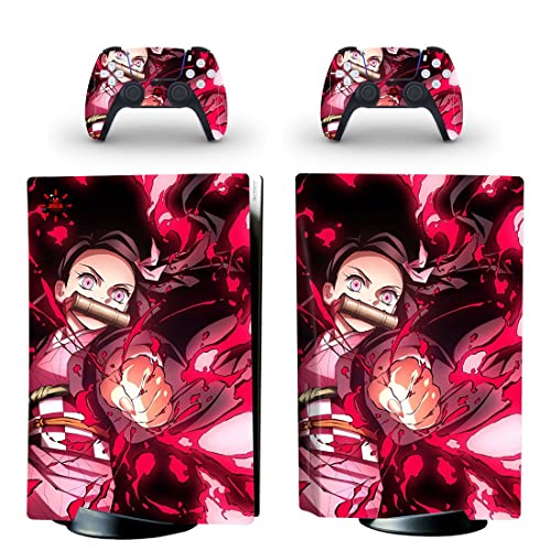 Para PS4 Normal - Anime Demon Kimetsu Slayer e NO Yaiba Tanjiro Nezuko Zenitsu Akaza Rengoku Inosuke PS4 ou PS5
