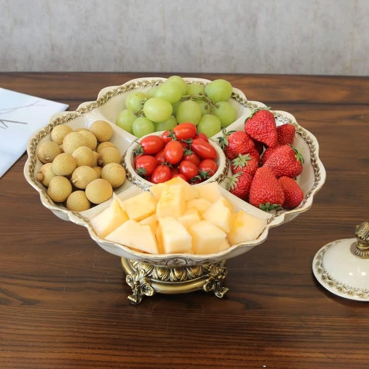 CuJux European Fruit Plate Hotel Room Decoration Crafts Creative Candy Candy Nut Fruit Plate