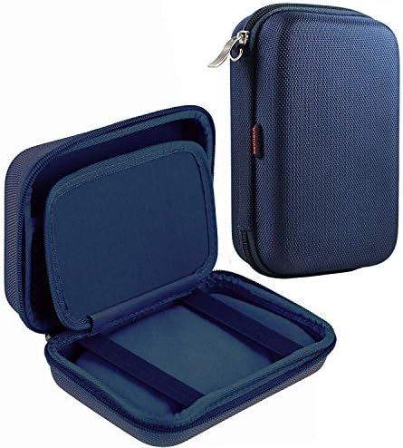 Navitech Blue Dark Hard Carry Case Compatível com o Garmin Drive 51LMT-S