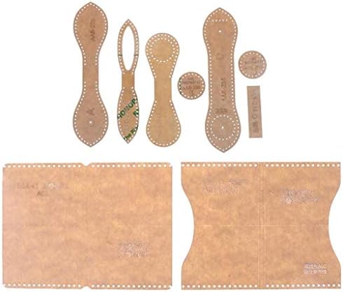 Modelos de acrílico de couro da carteira diy