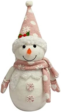 XIOS Decoração de Natal de Natal Ornamentos de boneca de boneca de neve brilhante boneca de neve férias