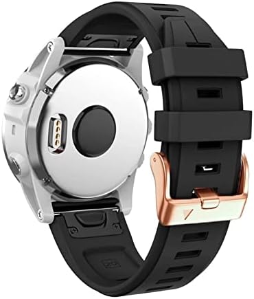 MGTCAR 20mm Silicone Rellow Watch Band Strap para Garmin Fenix ​​7s 6s Pro Watch EasyFit Strap Strap
