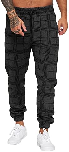 Egmoda Men's Jogger Sweatpante com bolsos, calças casuais de calças finas de carga atlética calça calças de carga