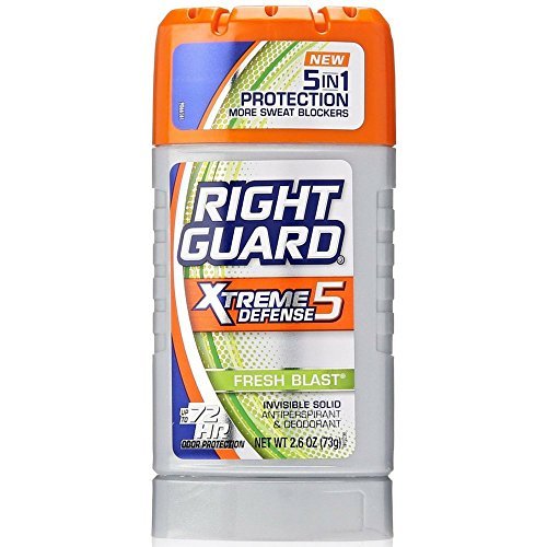 Guarda direita Xtreme Defense 5 Anti-perspirante e desodorante, explosão fresca 2,60 oz