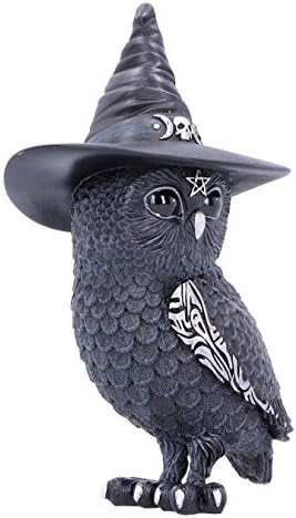 Nemesis agora Owlocen Witches Hat Hat Owl Fatuine, 13,5 cm, Black