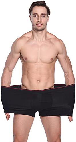 BMISEGM Boxers boxers listras confortáveis ​​científica de boxer masculino de tamanho elástico de roupa